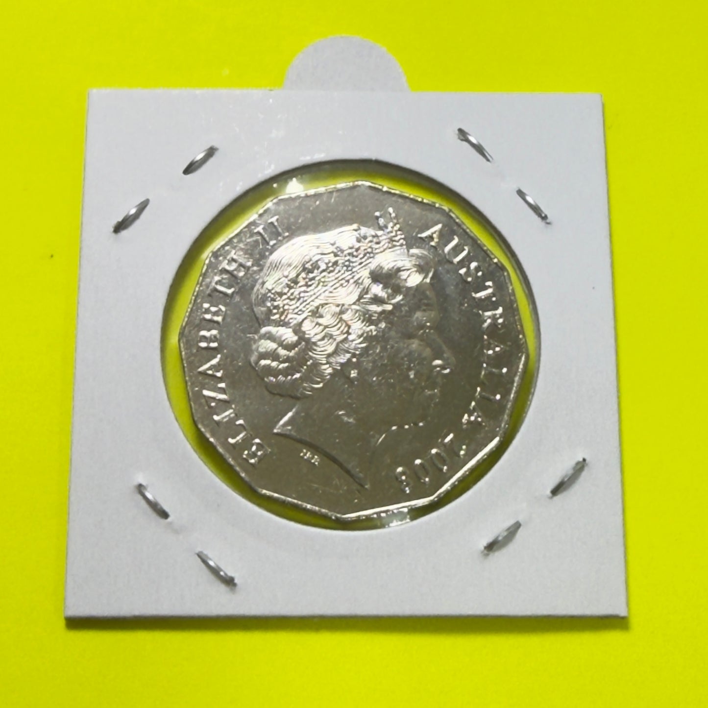 2008 50 Cent Coin - Coat of Arms - Uncirculated - comes in 2x2