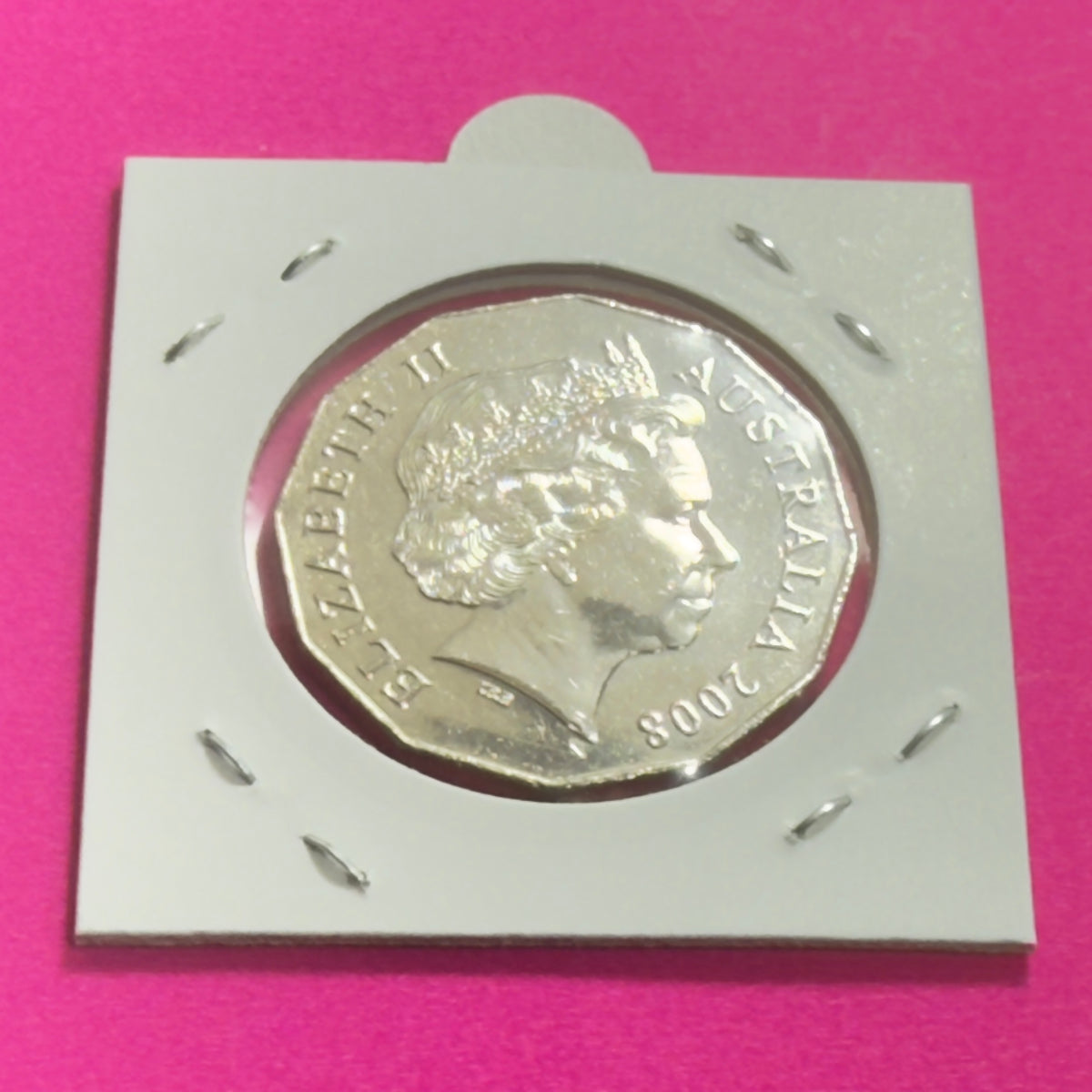2008 50 Cent Coin - Coat of Arms - Uncirculated - comes in 2x2