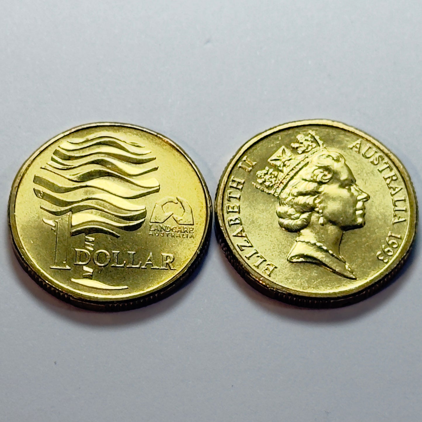 1993 $1 Coin - Choice Uncirculated - Water Is Life - ex mint set coin - in 2x2