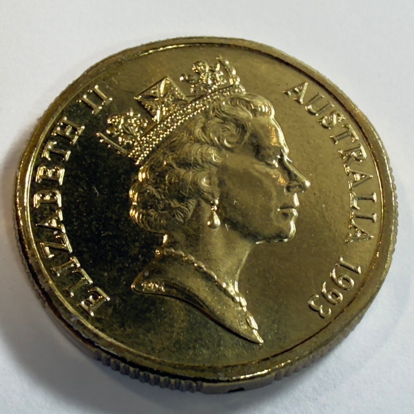 1993 $1 Coin - Choice Uncirculated - Water Is Life - ex mint set coin - in 2x2
