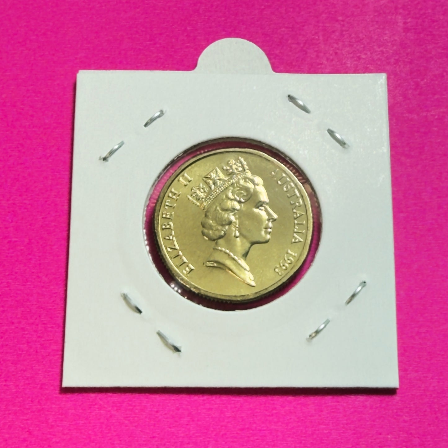 1993 $1 Coin - Choice Uncirculated - Water Is Life - ex mint set coin - in 2x2