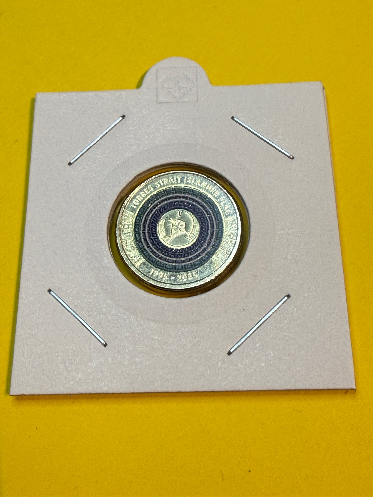 2025 $2 Torres Straight Islander Flag - Uncirculated - comes in 2x2 - New Age Numismatics