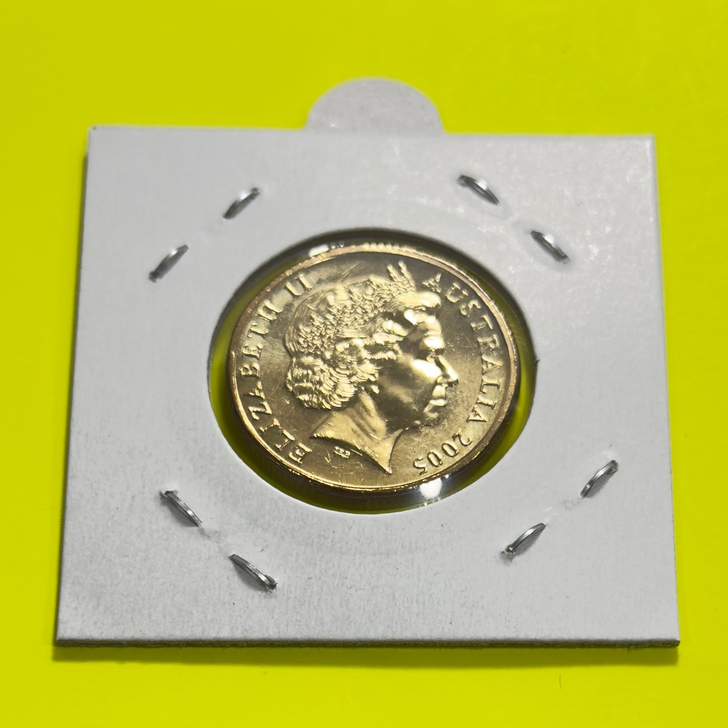 2005 $1 Dancing Man Coin - Uncirculated - 60th Anniversary Of WW2 - In 2x2