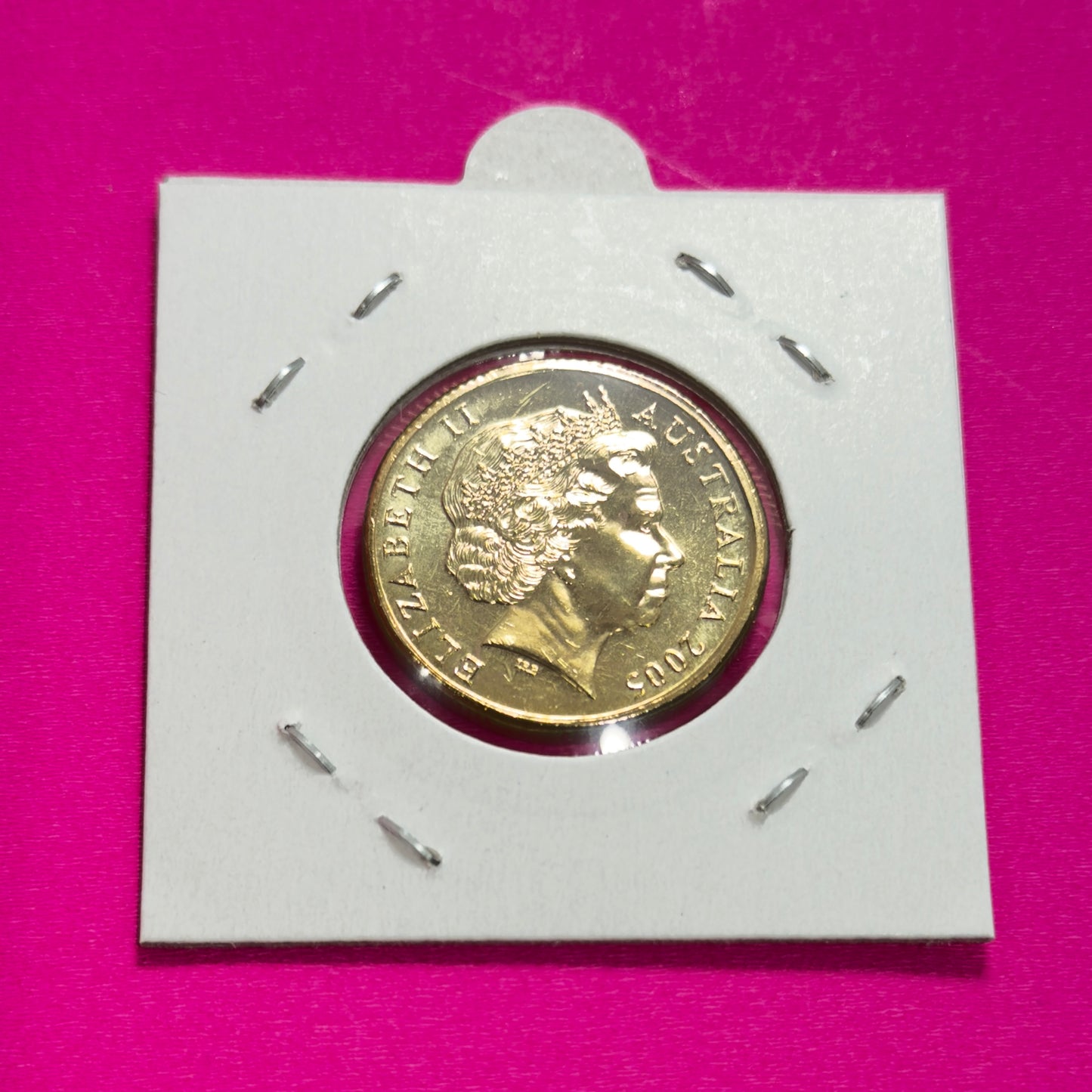 2005 $1 Dancing Man Coin - Uncirculated - 60th Anniversary Of WW2 - In 2x2