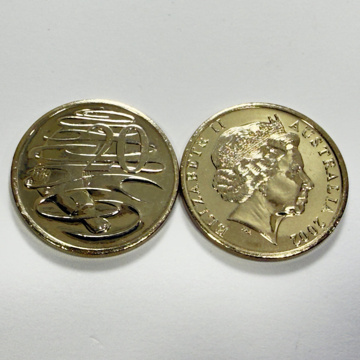 2002 20 Cent Coin - Uncirculated - Platypus - Twenty Cent 20c - comes in 2x2