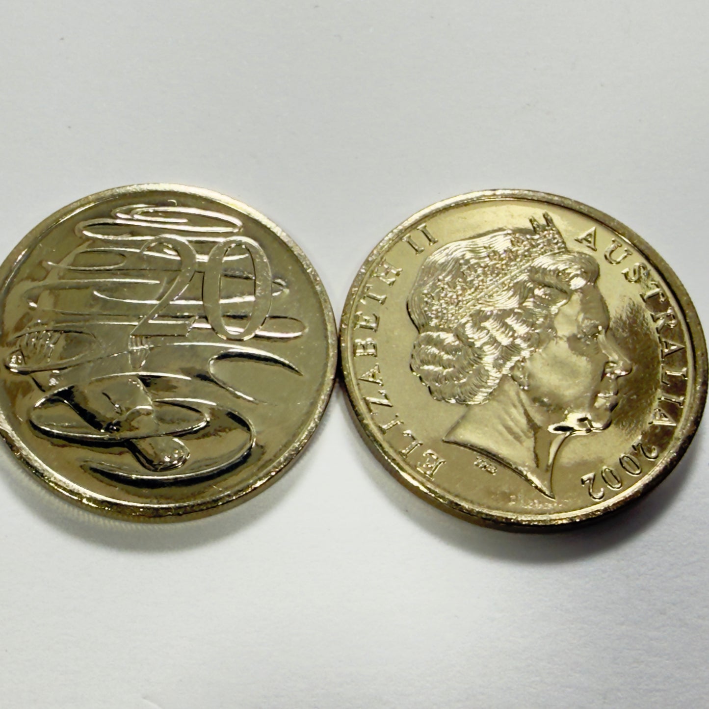 2002 20 Cent Coin - Uncirculated - Platypus - Twenty Cent 20c - comes in 2x2