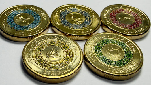 2020 $2 Tokyo Olympics 5 Coin Set - Uncirculated Two Dollar - in 2x2s