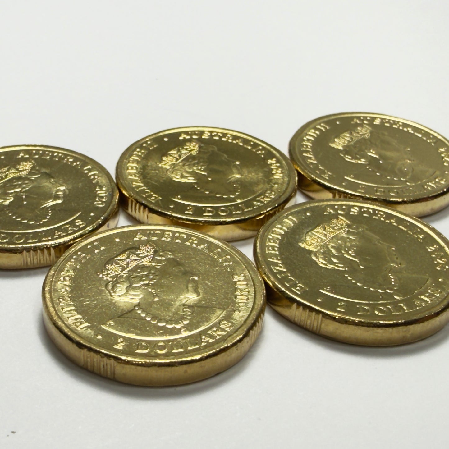 2020 $2 Tokyo Olympics 5 Coin Set - Uncirculated Two Dollar - in 2x2s