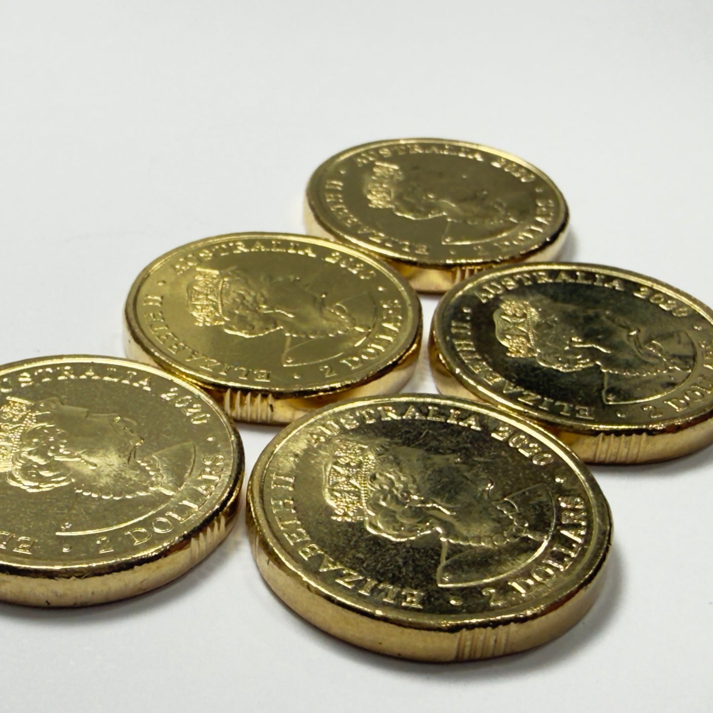 2020 $2 Tokyo Olympics 5 Coin Set - Uncirculated Two Dollar - in 2x2s