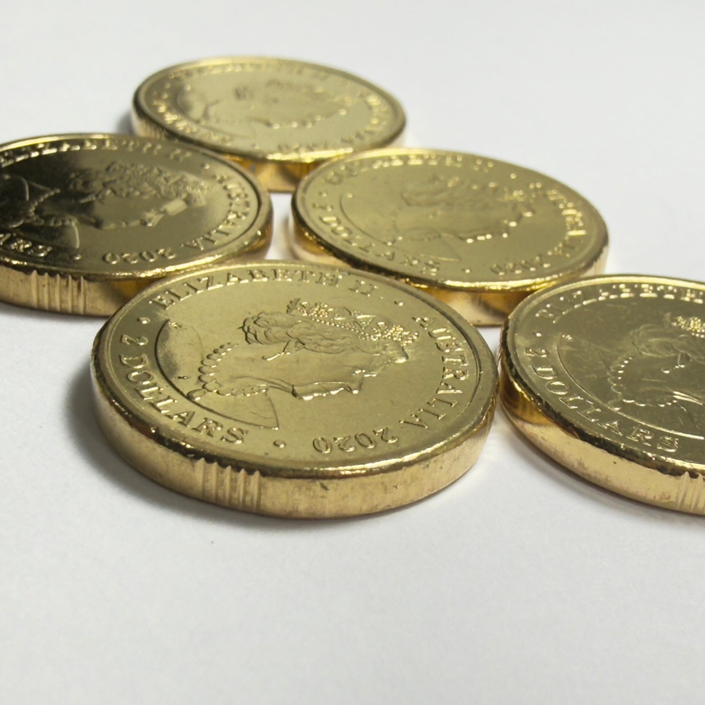 2020 $2 Tokyo Olympics 5 Coin Set - Uncirculated Two Dollar - in 2x2s