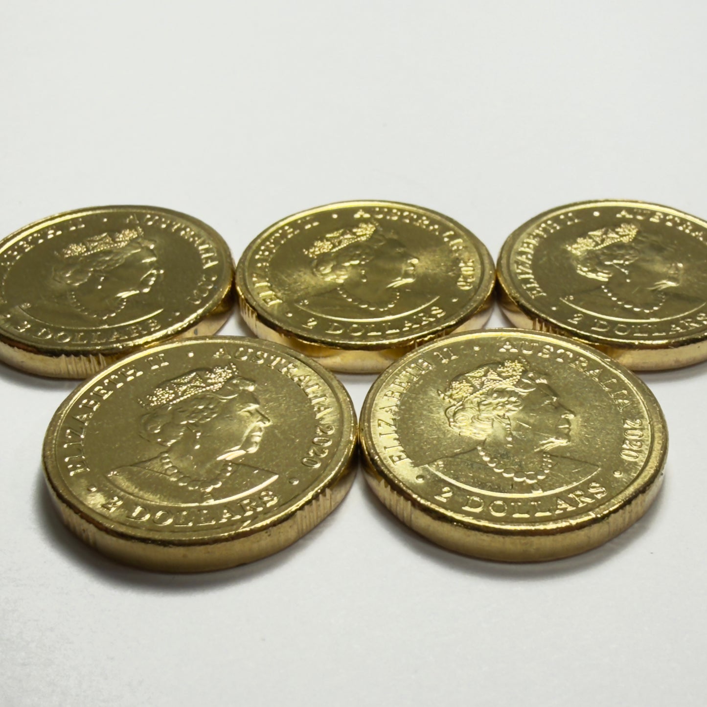 2020 $2 Tokyo Olympics 5 Coin Set - Uncirculated Two Dollar - in 2x2s