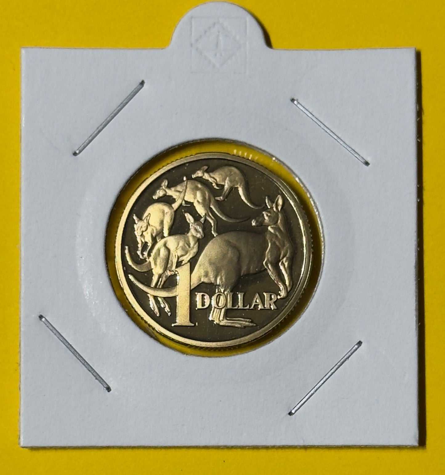 1990 $1 Proof Coin - One Dollar Proof Coin - comes in 2x2