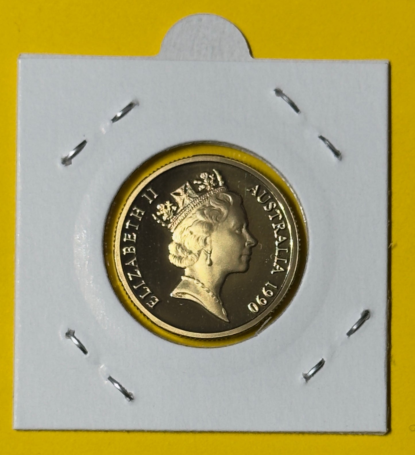 1990 $1 Proof Coin - One Dollar Proof Coin - comes in 2x2