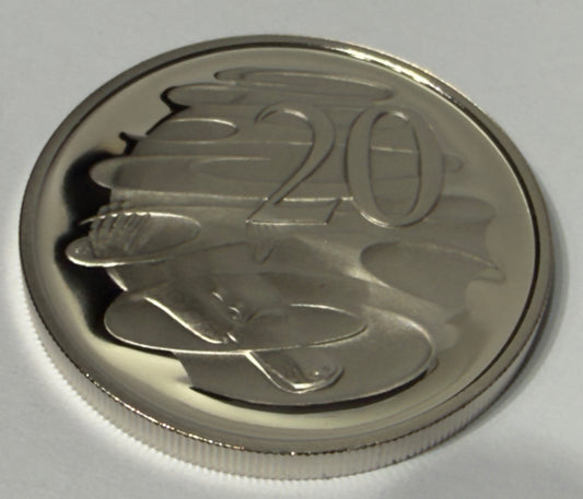 1990 20 Cent Proof Coin - Twenty Cent Proof Coin - Platypus - comes in 2x2