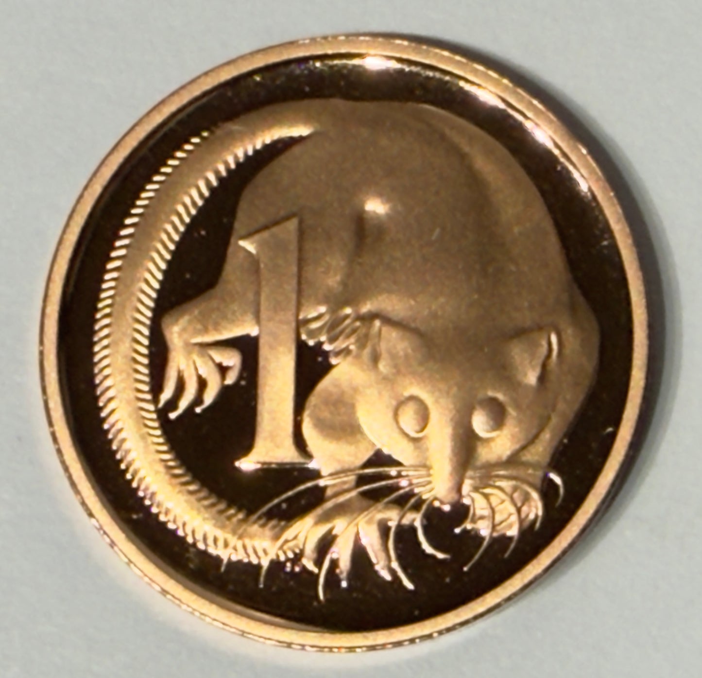 1990 1 Cent Proof Coin - One Cent Proof Coin - comes in 2x2