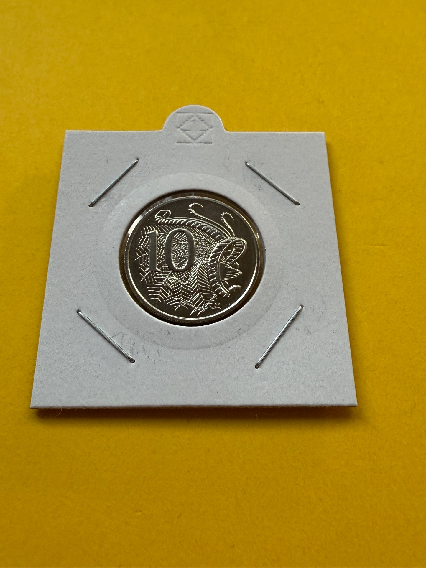 1997 10 Cent Coin - Choice Uncirculated - ex mint set coin - in 2x2 - CAT V $80 - New Age Numismatics