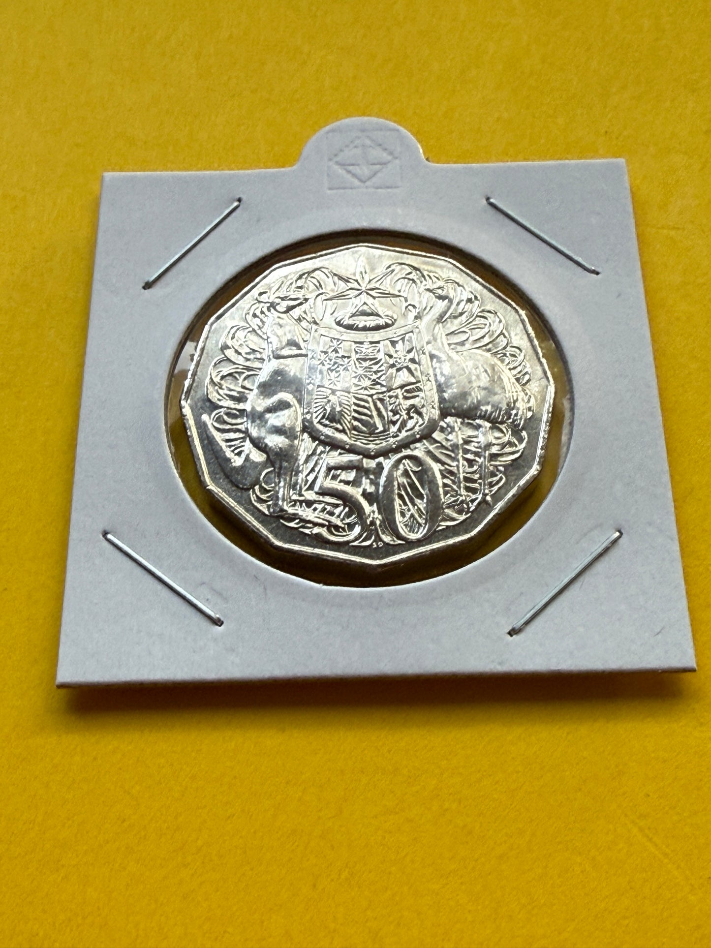 2007 50 Cent Coin - Uncirculated - Coat of Arms - comes in 2x2 - New Age Numismatics