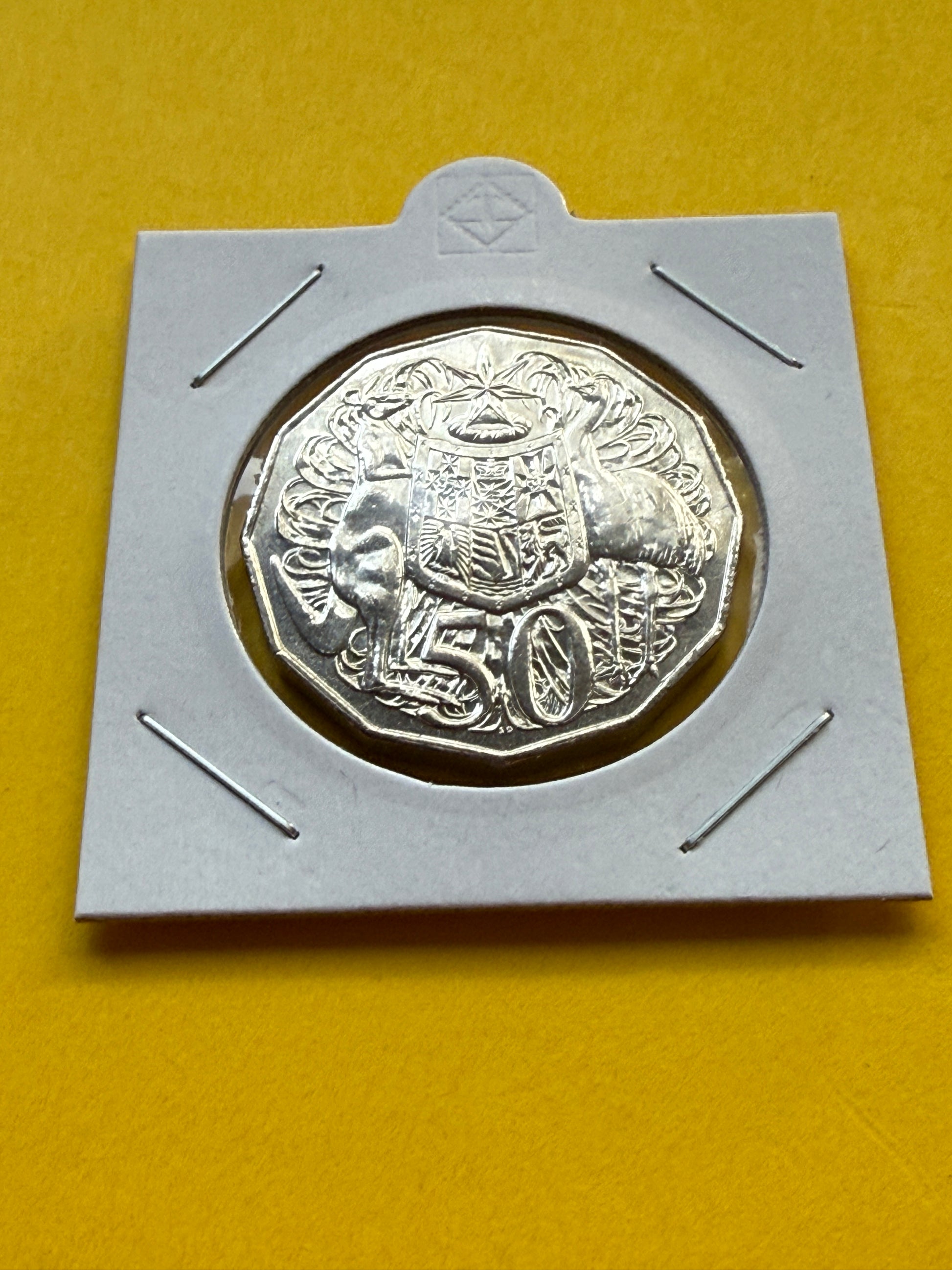 2007 50 Cent Coin - Uncirculated - Coat of Arms - comes in 2x2 - New Age Numismatics