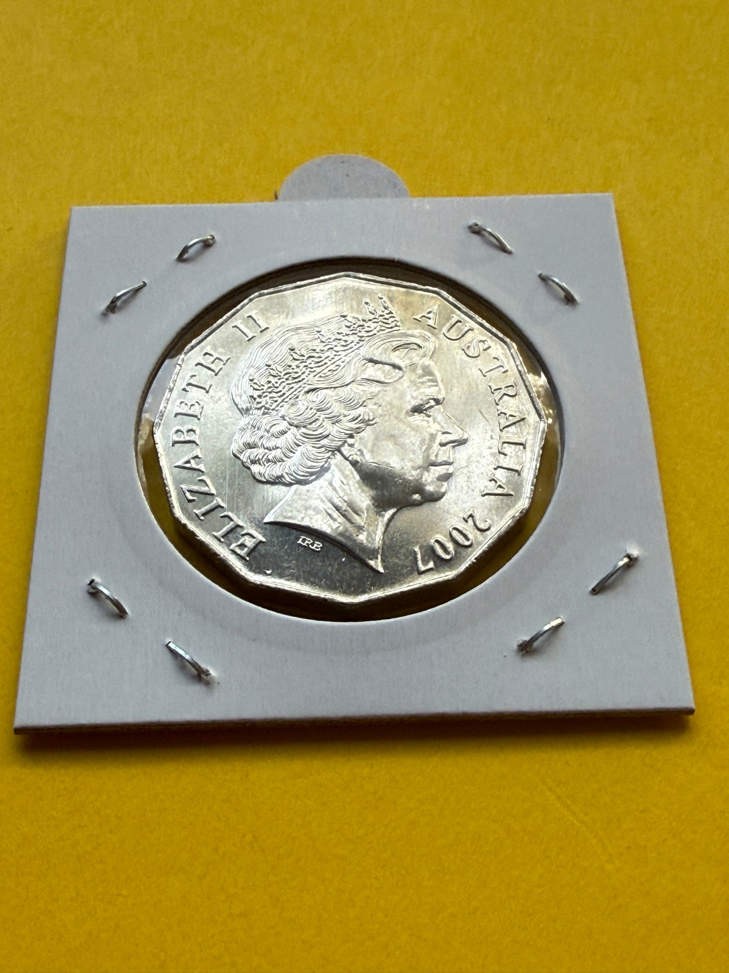 2007 50 Cent Coin - Uncirculated - Coat of Arms - comes in 2x2 - New Age Numismatics