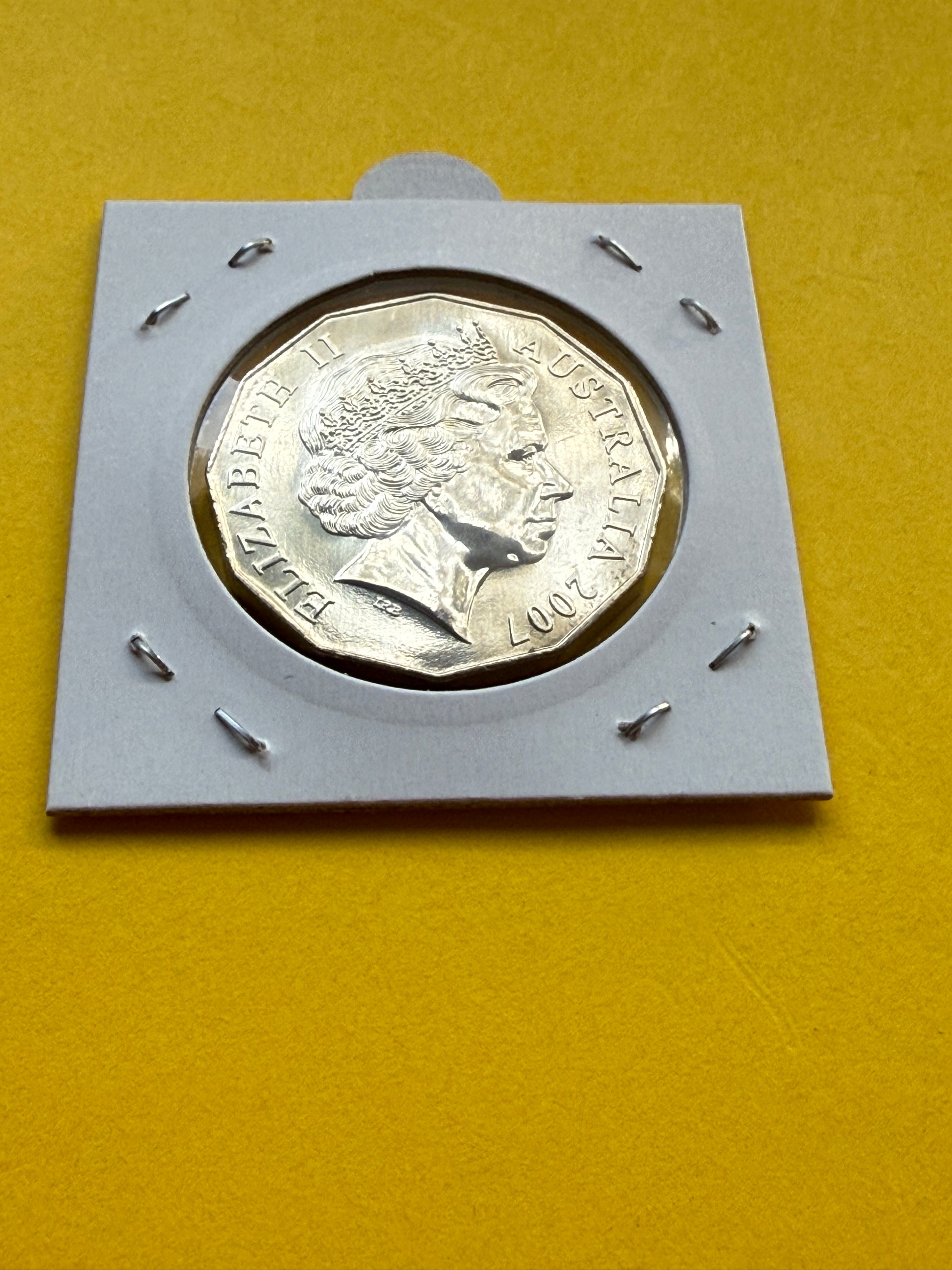 2007 50 Cent Coin - Choice Uncirculated - ex mint set coin - comes in 2x2 - New Age Numismatics