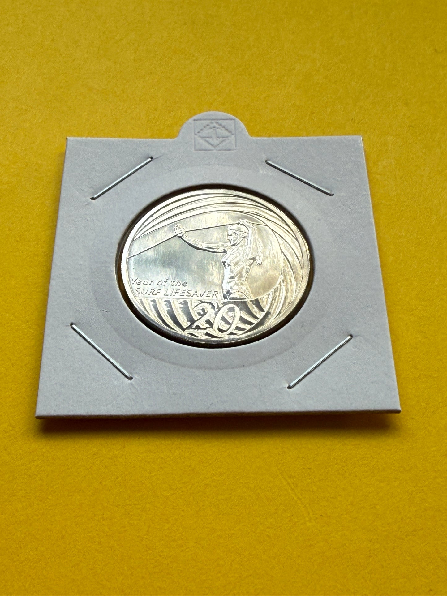 2007 20 Cent - Surf Lifesaver Coin - Uncirculated - ex mint set - comes in 2x2 - New Age Numismatics