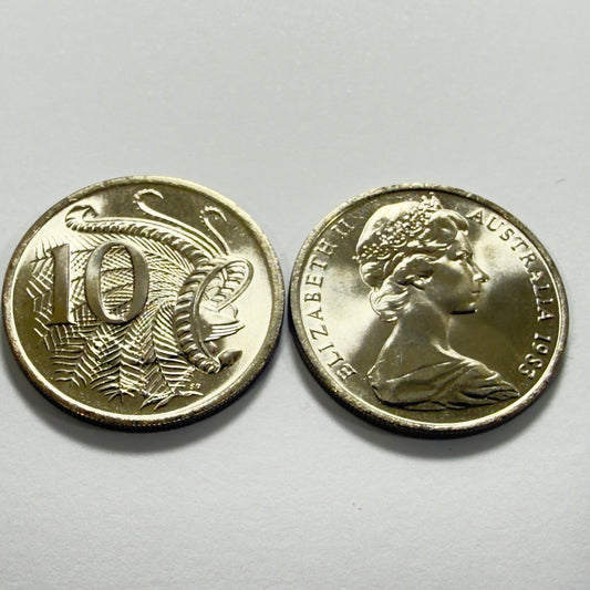 1983 10 Cent Coin - Uncirculated - Ex RAM Roll - Ten Cent 10c - Comes In 2x2