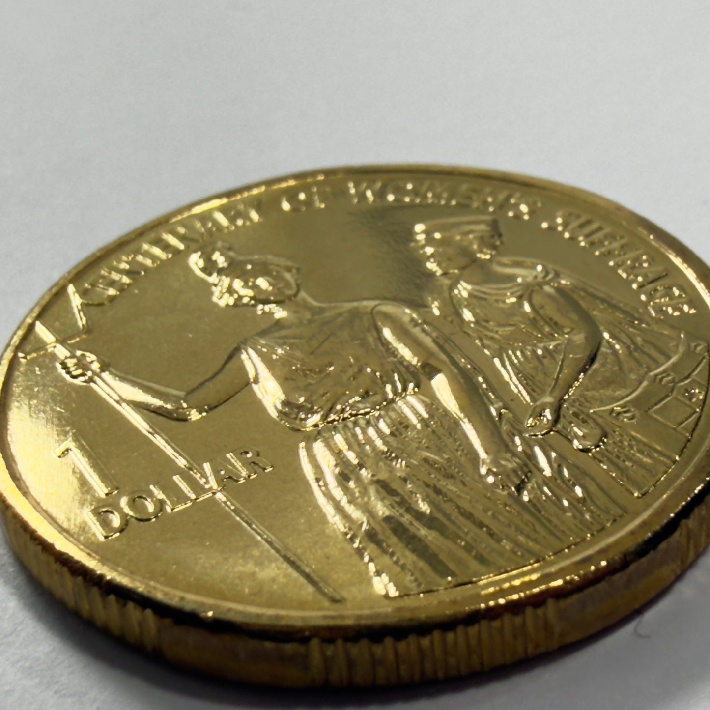 2003 One Dollar Coin - Women's Suffrage - $1 Coin - Uncirculated - in 2x2