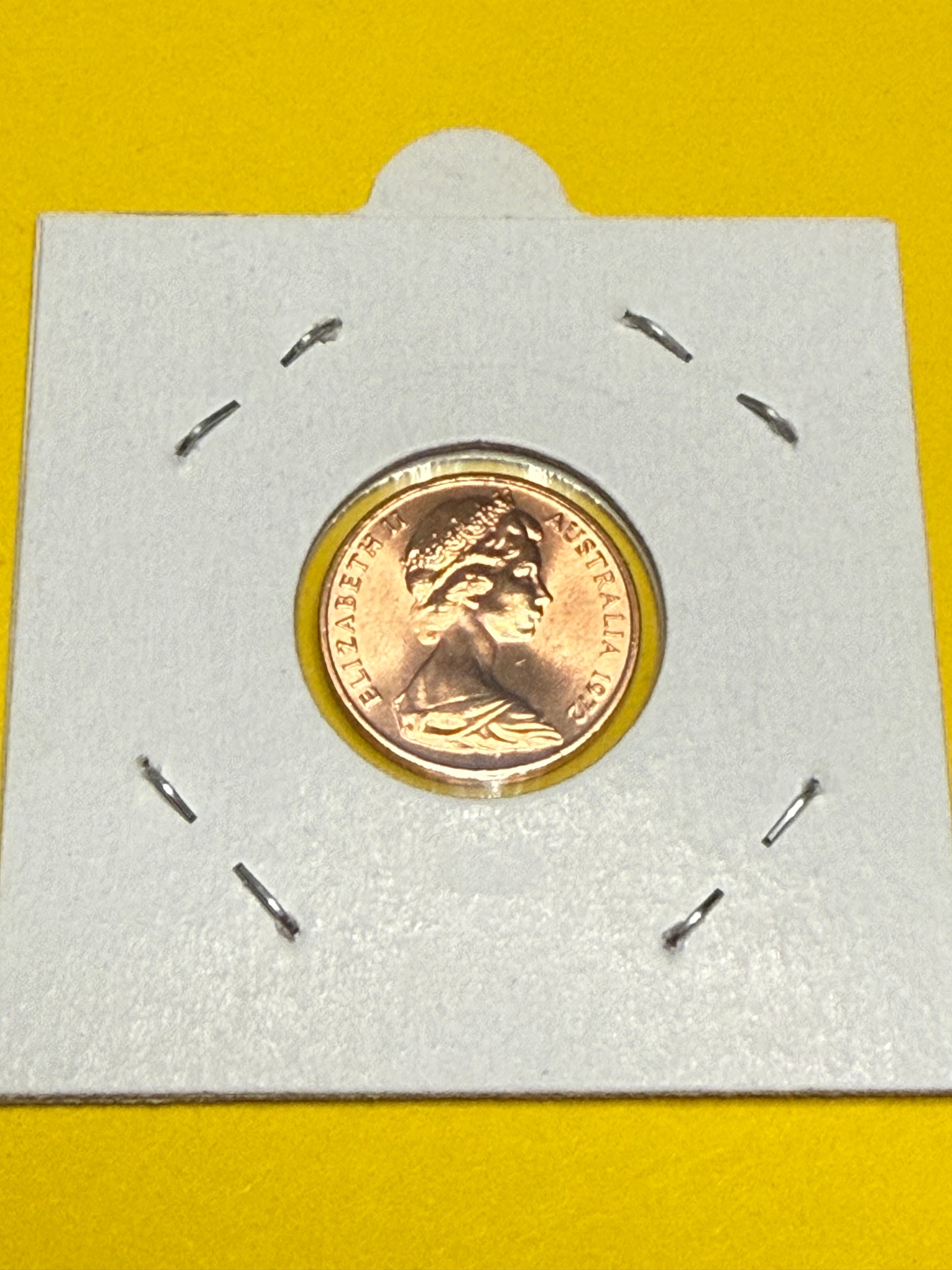 1972 1 Cent Coin - Uncirculated - comes in 2x2 - from Mint roll - New Age Numismatics