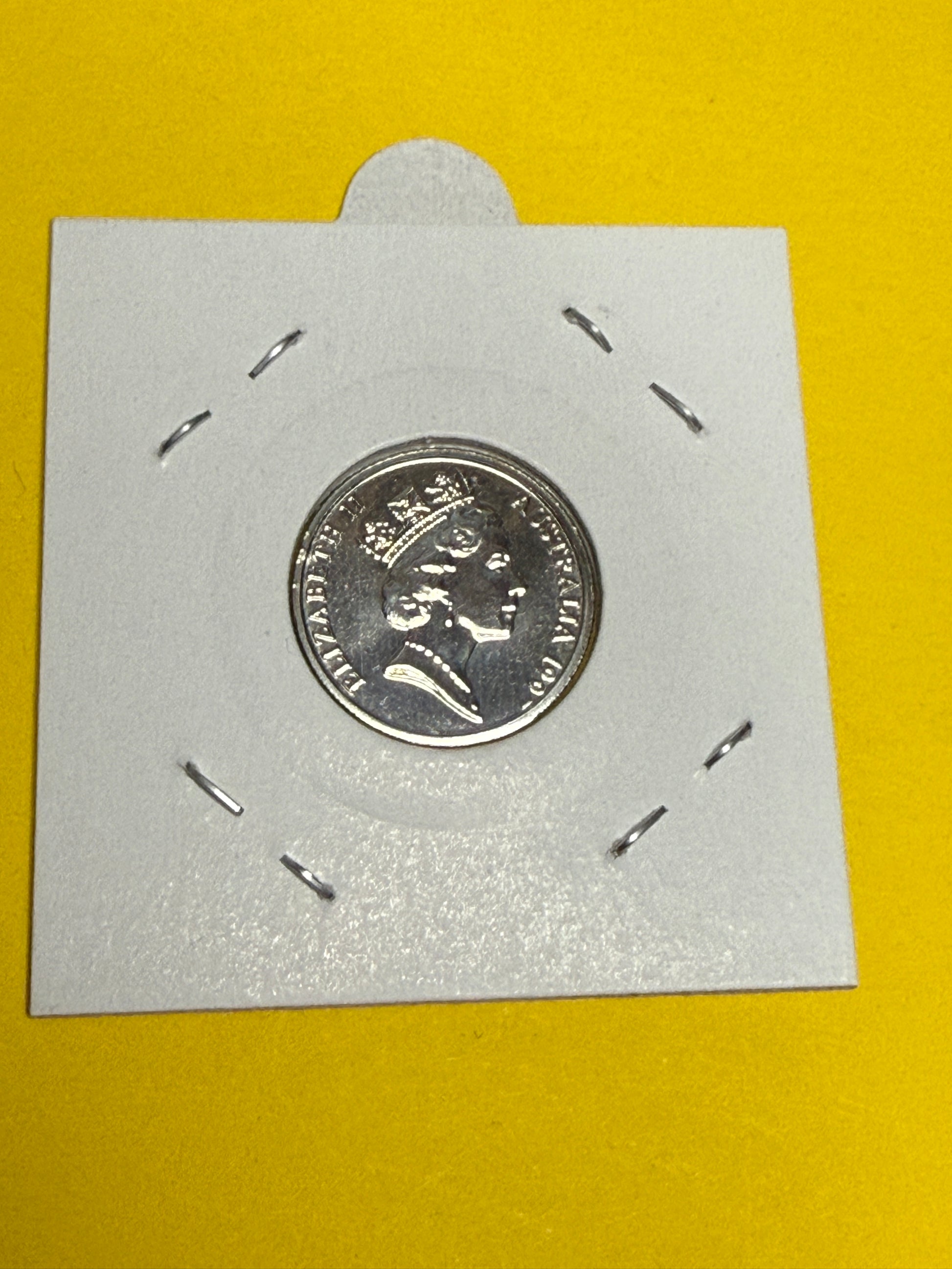 1997 5 Cent Coin - Choice Uncirculated - ex mint set coin - comes in 2x2 - New Age Numismatics