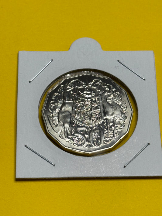 1997 50 Cent COA - Uncirculated - Ex Mint set - LOW MINTAGE 4.3 million - New Age Numismatics