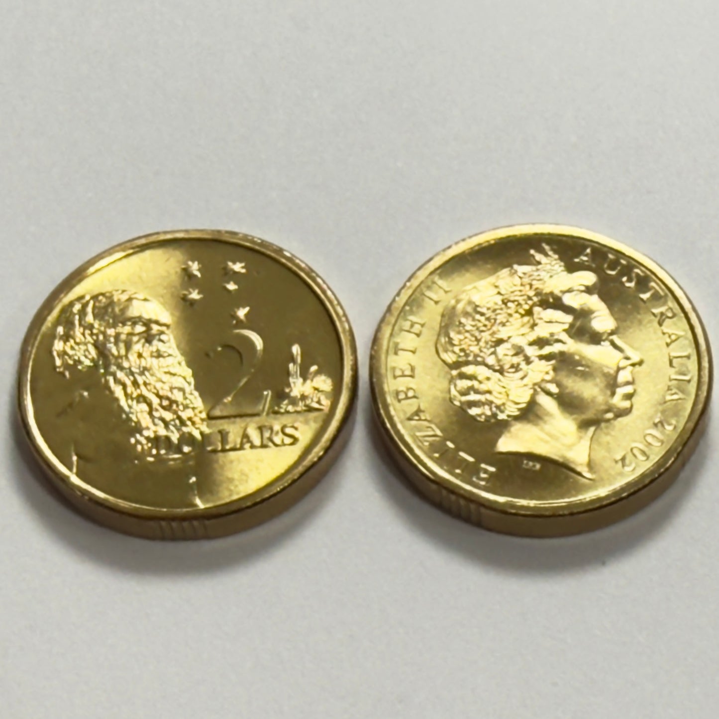 2002 $2 Elder Coin - Choice Uncirculated - ex mint set - Two Dollar - in 2x2