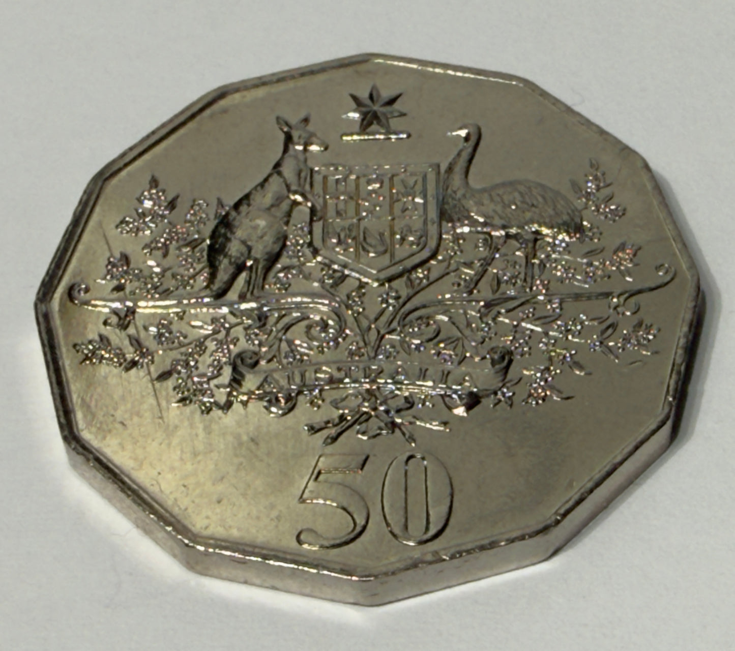 2001 50 Cent Coin - Centenary of Federation - Uncirculated - comes in 2x2