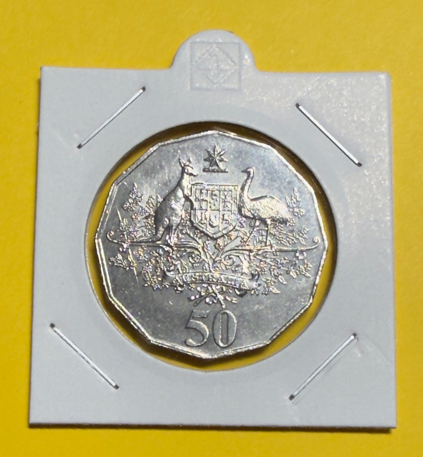 2001 50 Cent Coin - Centenary of Federation - Uncirculated - comes in 2x2