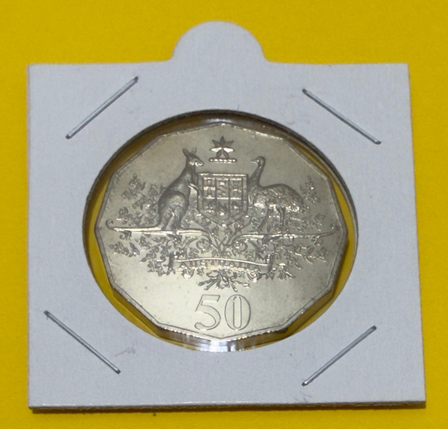 2001 50 Cent Coin - Centenary of Federation - Uncirculated - comes in 2x2