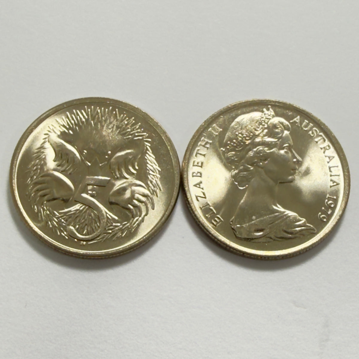 1979 5 Cent Coin - Uncirculated - Ex RAM roll - Five Cent 5c - comes in 2x2