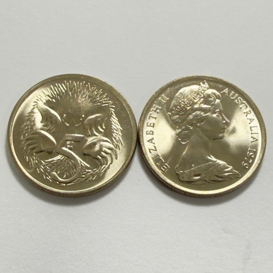 1979 5 Cent Coin - Uncirculated - Ex RAM roll - Five Cent 5c - comes in 2x2