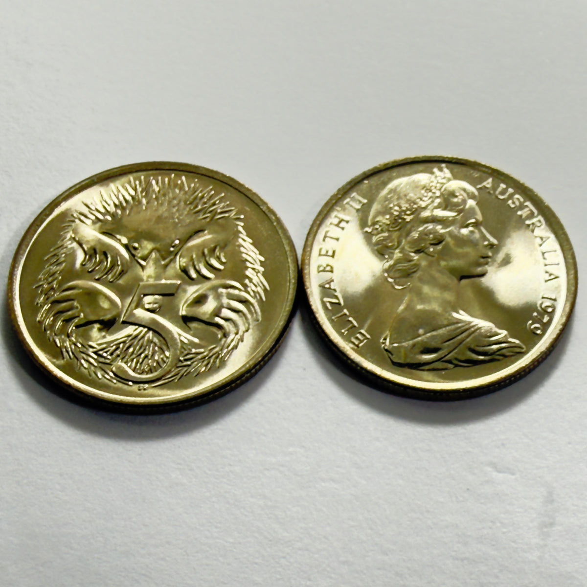 1979 5 Cent Coin - Uncirculated - Ex RAM roll - Five Cent 5c - comes in 2x2
