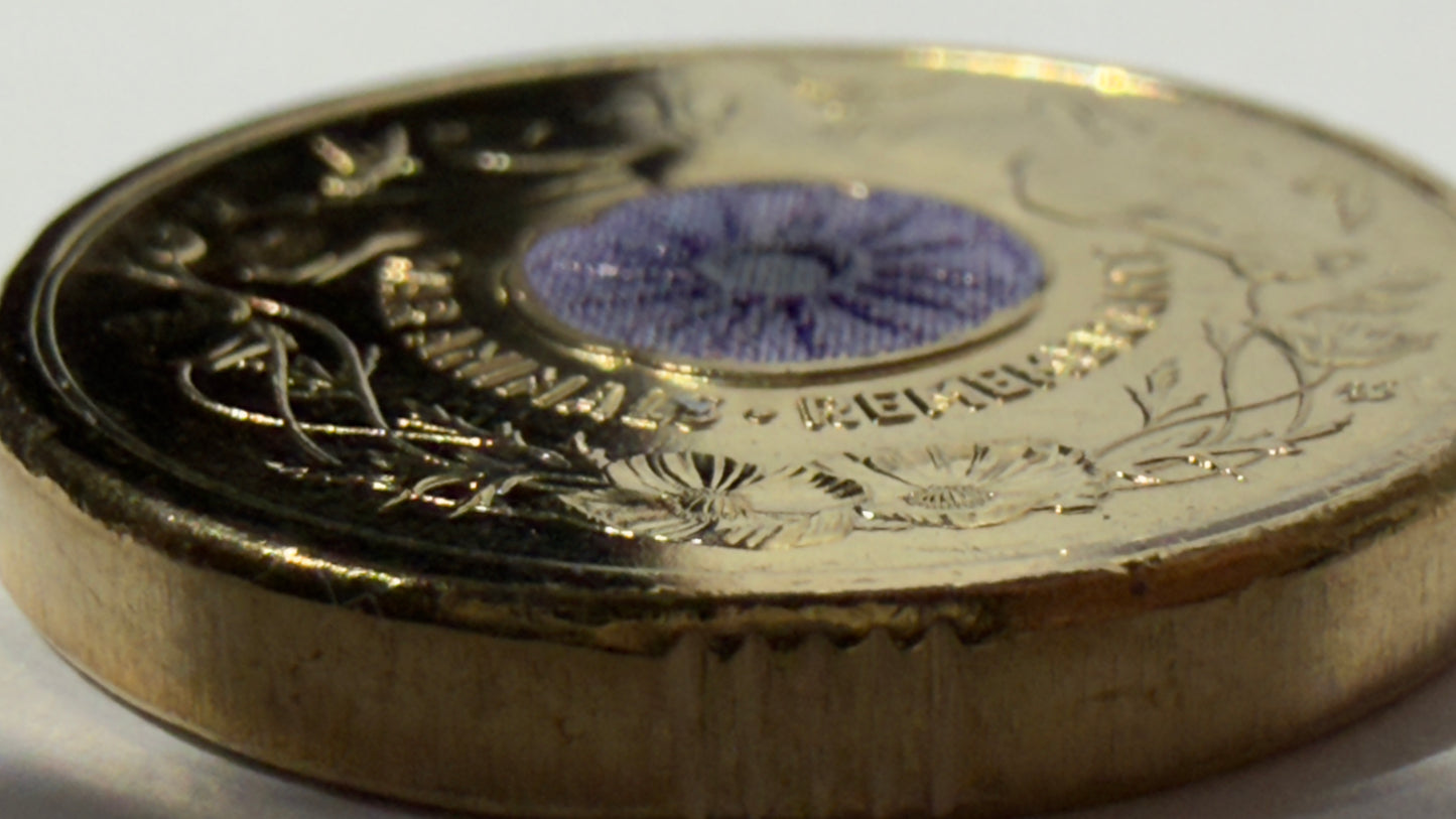 2024 $2 Coin - Purple Poppy - Uncirculated - comes in 2x2