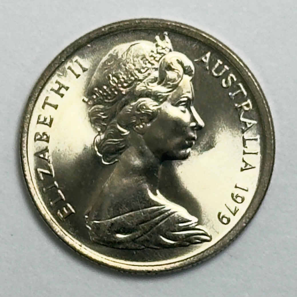 1979 5 Cent Coin - Uncirculated - Ex RAM roll - Five Cent 5c - comes in 2x2
