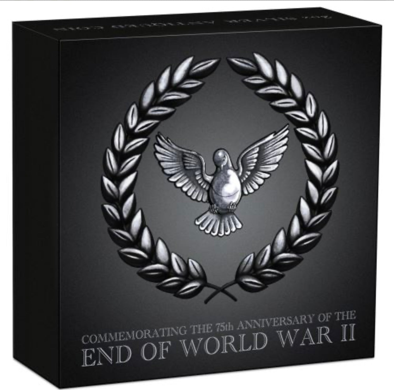 2020 2 Oz Silver Antiqued $2 - 75th Anniversary of the End of WWII - New Age Numismatics