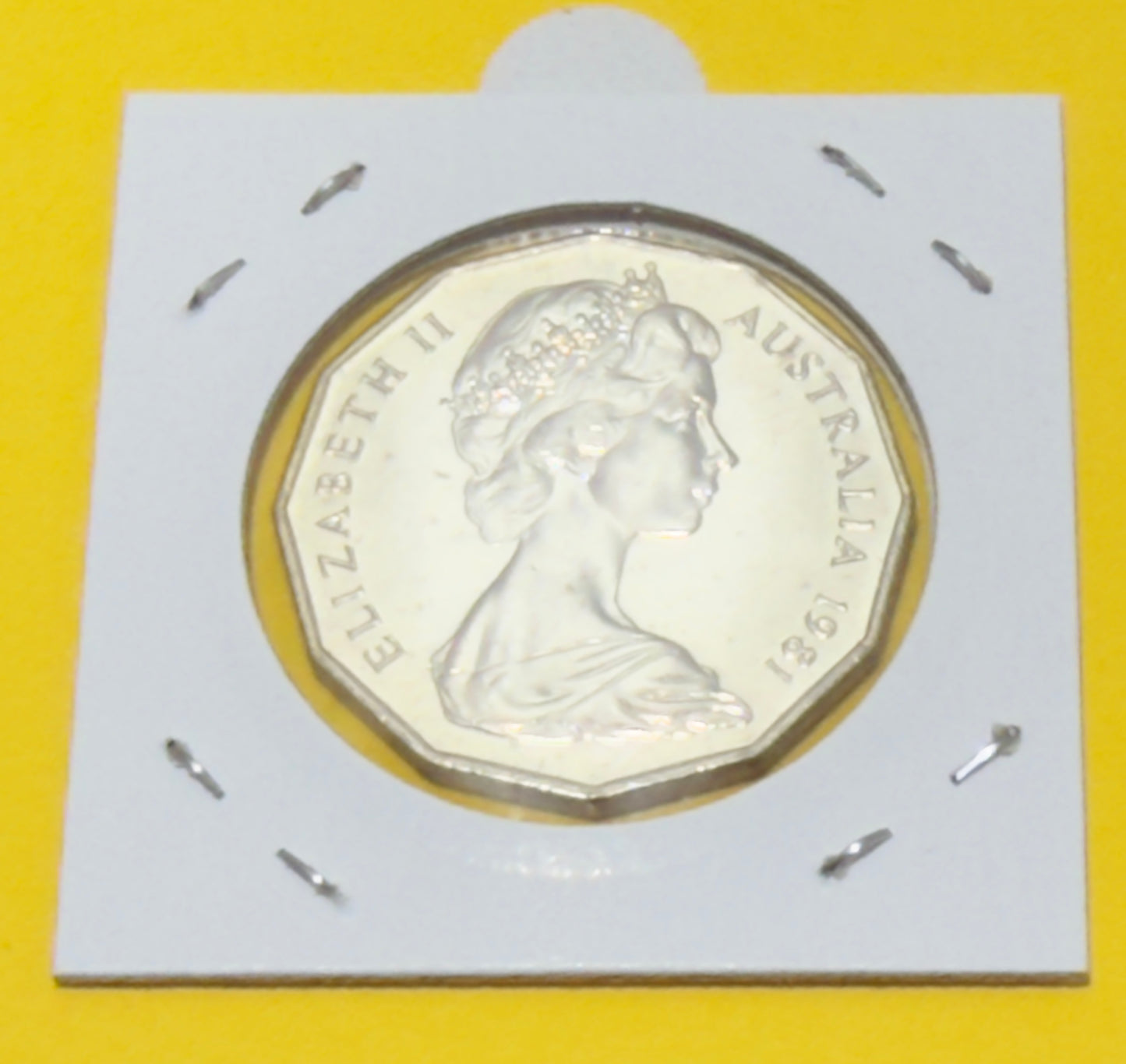 1981 50 Cent Coin - Prince of Wales & Lady Diana - Uncirculated - comes in 2x2