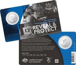 2022 50 Cent Uncirculated Coin  75th Anniversary Australian Signals Directorate - Reveal & Protect - New Age Numismatics
