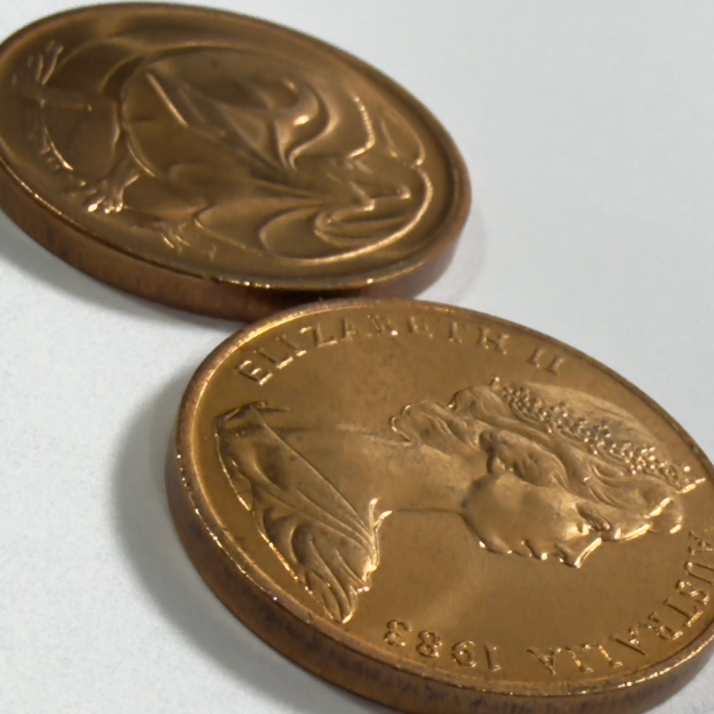 1983 2 Cent Coin - Uncirculated - Ex RAM ROLL Two Cent 2c - comes in 2x2