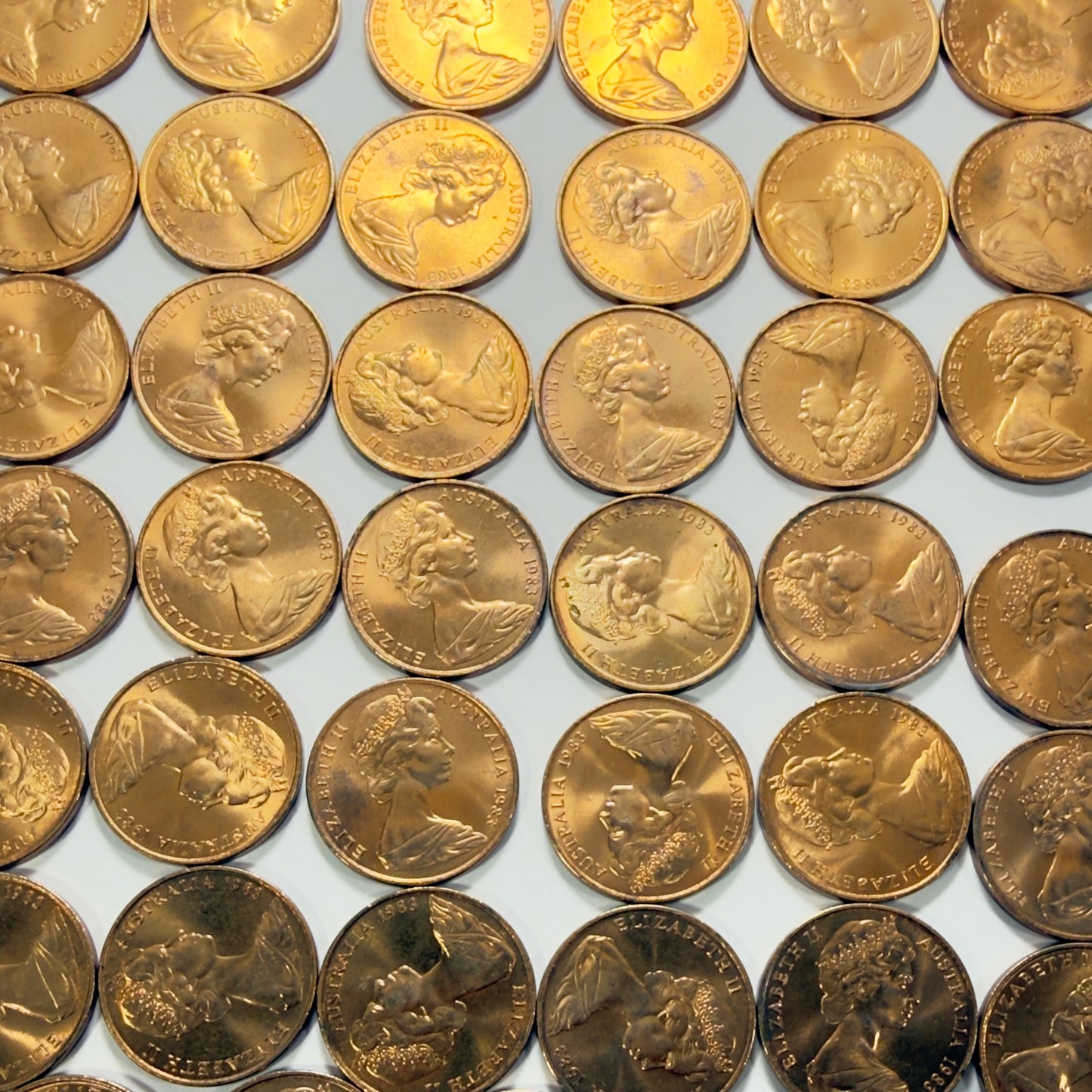 1983 2 Cent Coin - Uncirculated - Ex RAM ROLL Two Cent 2c - comes in 2x2