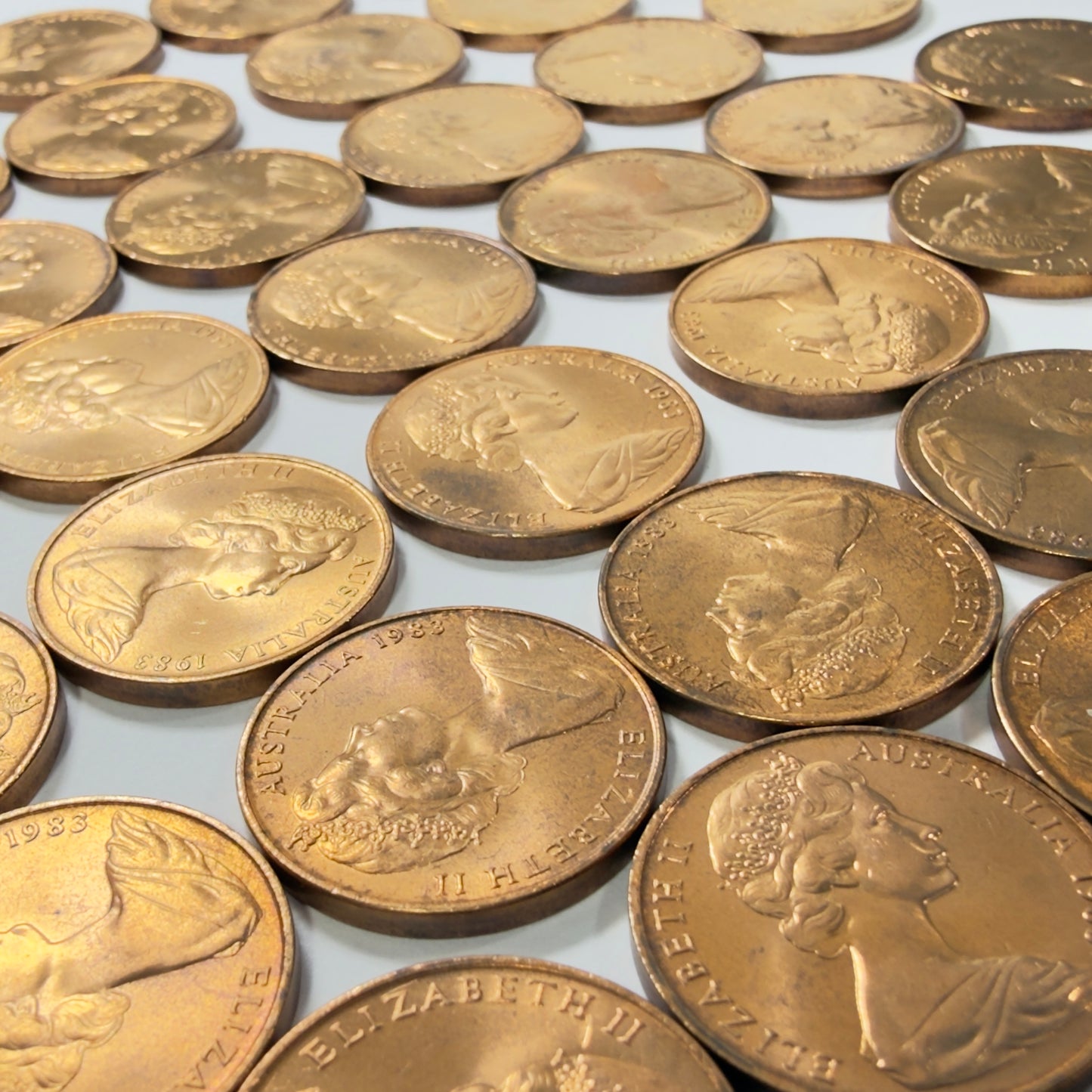 1983 2 Cent Coin - Uncirculated - Ex RAM ROLL Two Cent 2c - comes in 2x2