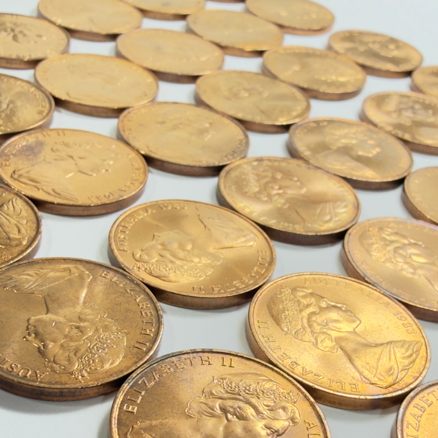 1983 2 Cent Coin - Uncirculated - Ex RAM ROLL Two Cent 2c - comes in 2x2
