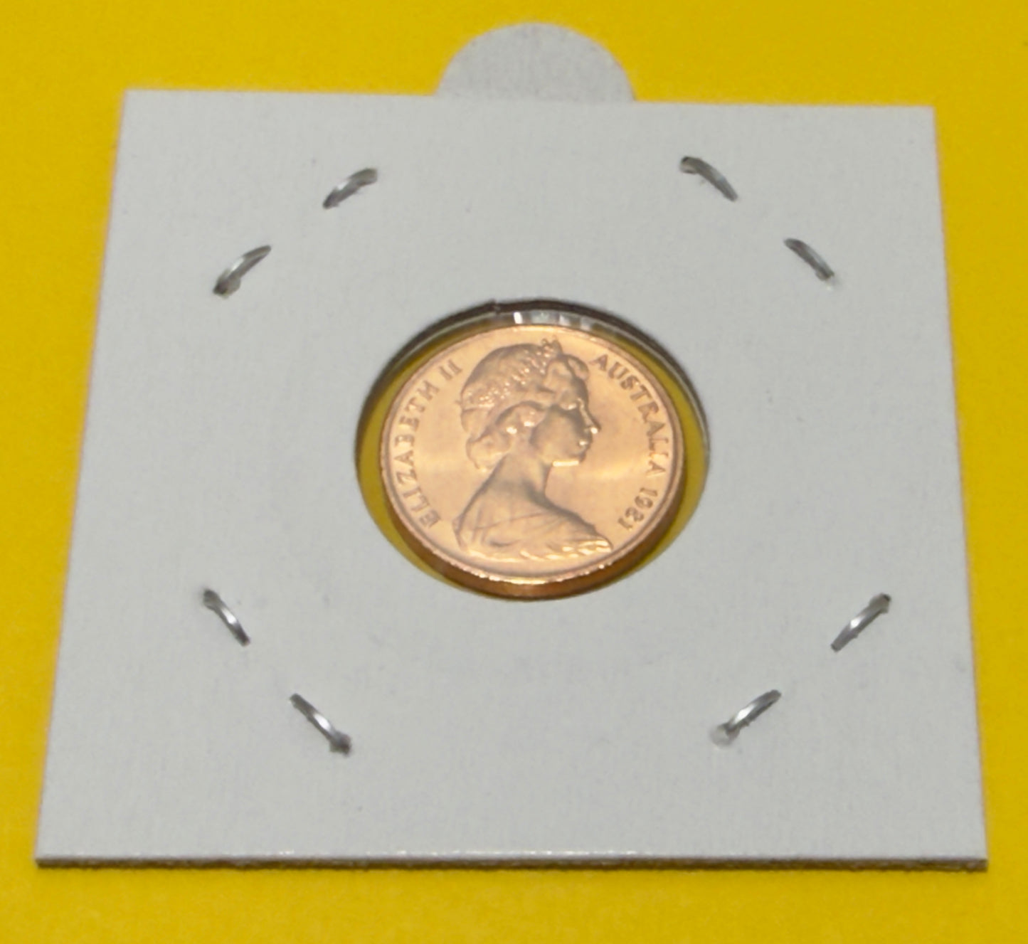 1981 One Cent Coin - Uncirculated - Ex Mint roll - 1 cent - comes in 2x2