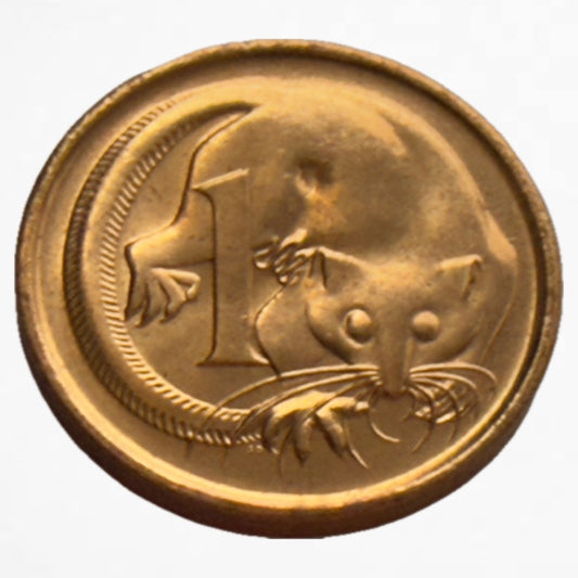 1981 One Cent Coin - Uncirculated - Ex Mint roll - 1 cent - comes in 2x2