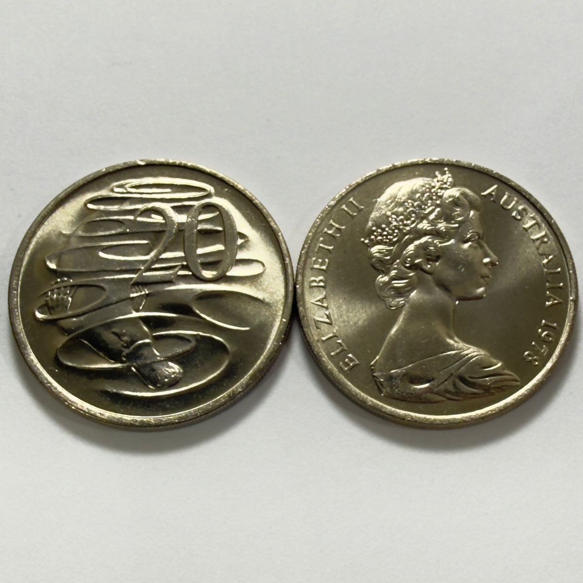 1978 20 Cent Coin - Uncirculated - Twenty Cent Platypus - 20c comes in 2x2