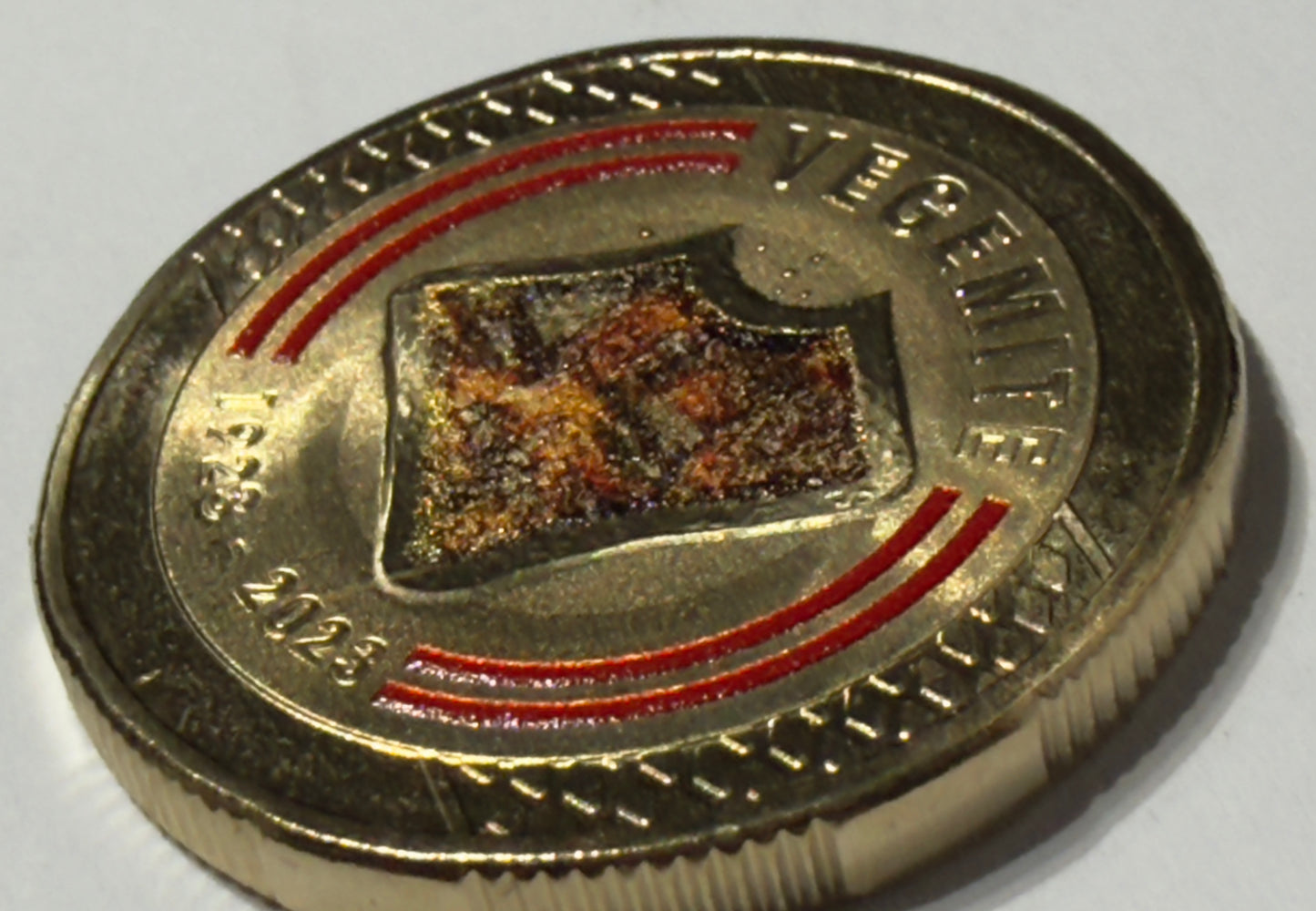 2023 $1 Coin Vegemite - Uncirculated - ex mint set coin - comes in 2x2